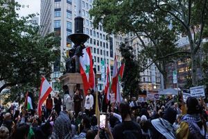  اعتراض های ضدجنگ در نیویورک به تداوم حملات اسرائیل به لبنان برگزار شد