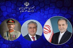 عراقچی با وزیر خارجه و فرمانده ارتش پاکستانی گفتگو کرد