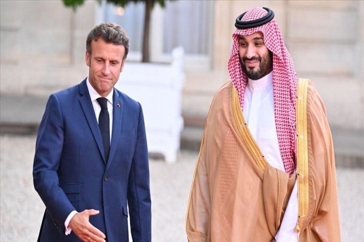 بن سلمان و مکرون