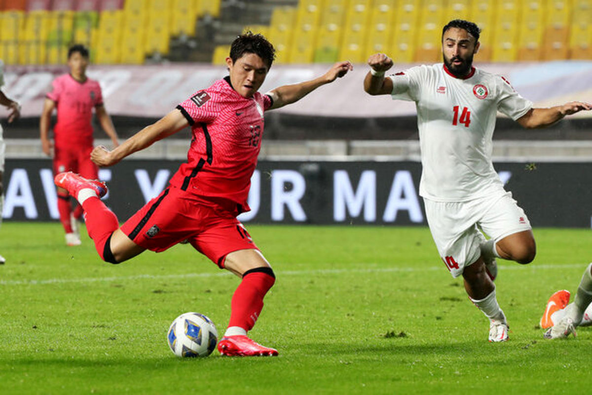 بازی کره جنوبی و لبنان