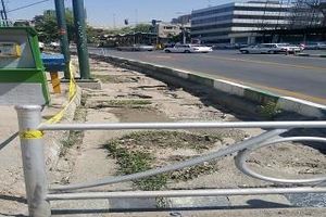 آغاز عملیات مرمت نهر خیابان ولیعصر (عج) در محدوده ناحیه 5