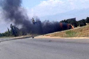 به یک خودرو در جنوب لبنان حمله پهپادی شد