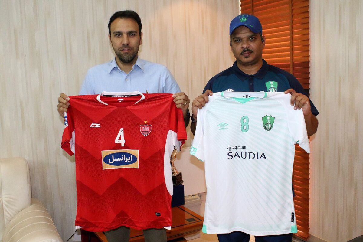 رنگ لباس پرسپولیس و الاهلی عربستان