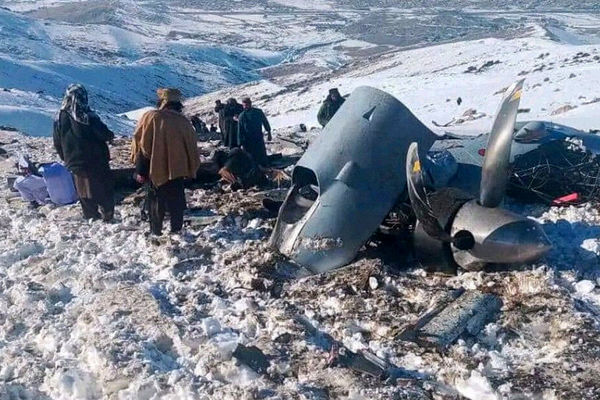 یک پهپاد ناشناس در افغانستان سقوط کرد