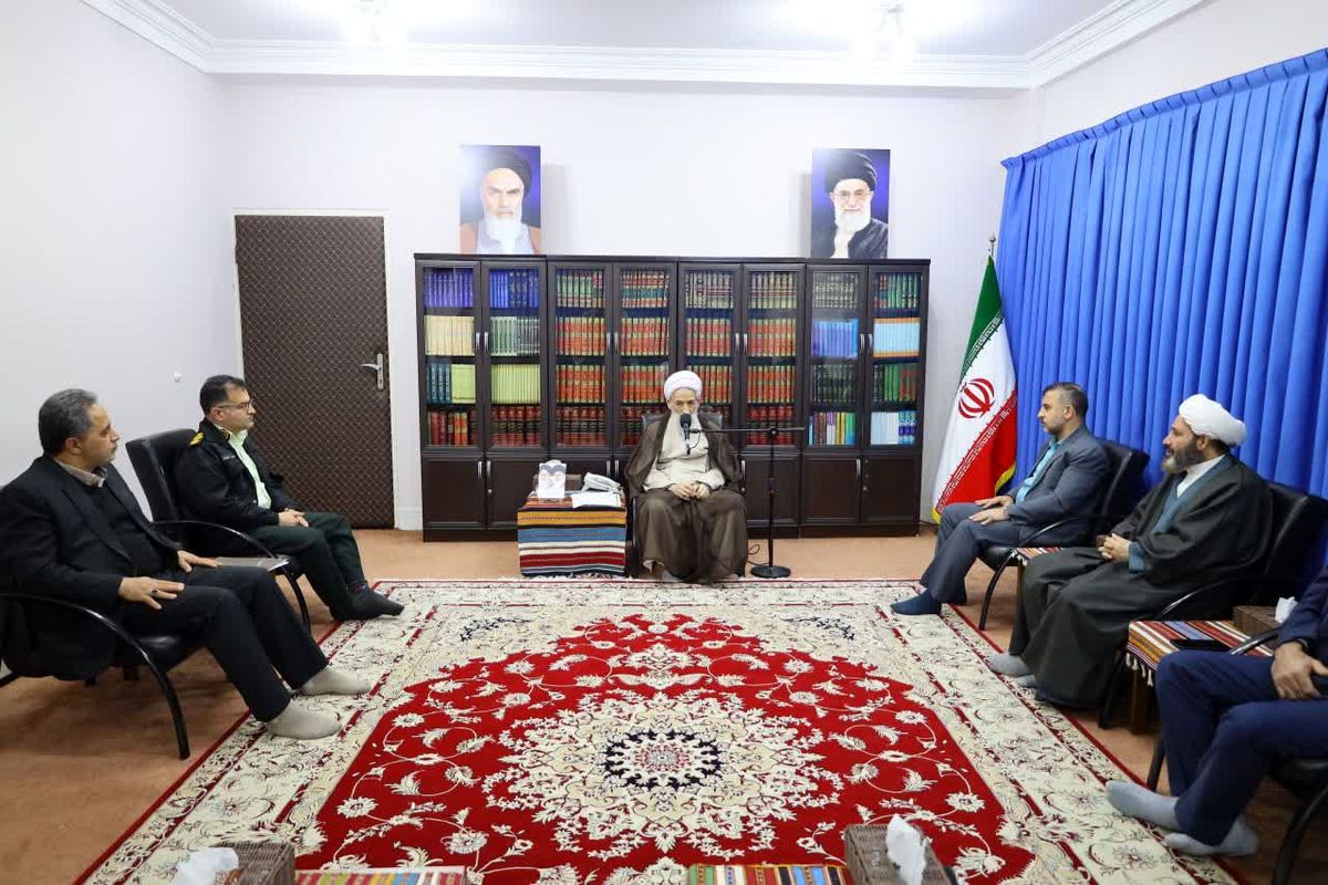 دیدار. نماینده ولی فقیه در مازندران با مدیرکل منابع طبیعی