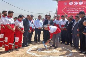 کلنگ احداث هشتمین پایگاه امداد و نجات تماما خیرساز در شهرستان مهر به زمین خورد