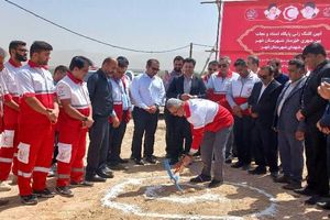 کلنگ احداث هشتمین پایگاه امداد و نجات تماما خیرساز در شهرستان مهر به زمین خورد