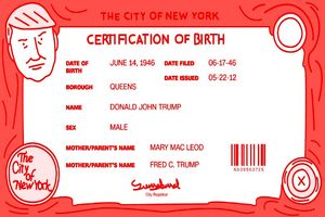 وکیل ترامپ: پدر دونالد اورانگوتان نیست