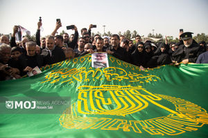 تشییع و تدفین شهید «امیرعلی حاجی زاده» در بهشت زهرا (س)