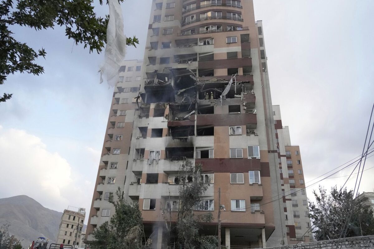 مناطق مسکونی آسیب دیده در تهران