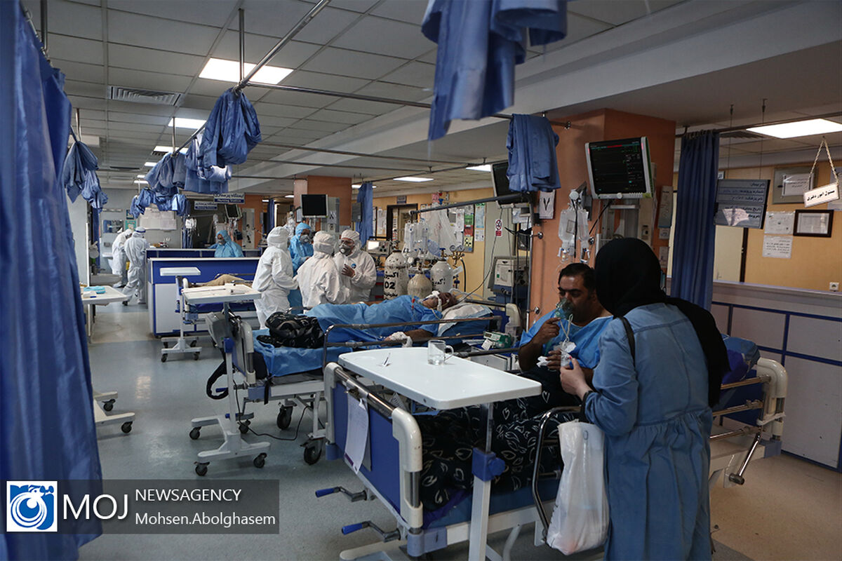 بخش اورژانس بیماران کرونایی بیمارستان مسیح دانشوری