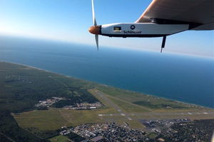 ثبت رکورد هواپیمای خورشیدی در عبور از اقیانوس اطلس