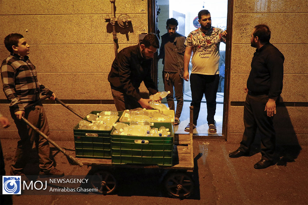 تهیه  توزیع مواد ضد عفونی کننده توسط سازمان بسیج سازندگی