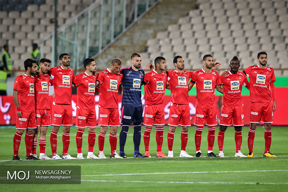 دیدار تیم های فوتبال پرسپولیس و نود ارومیه/عکس تیمی پرسپولیس