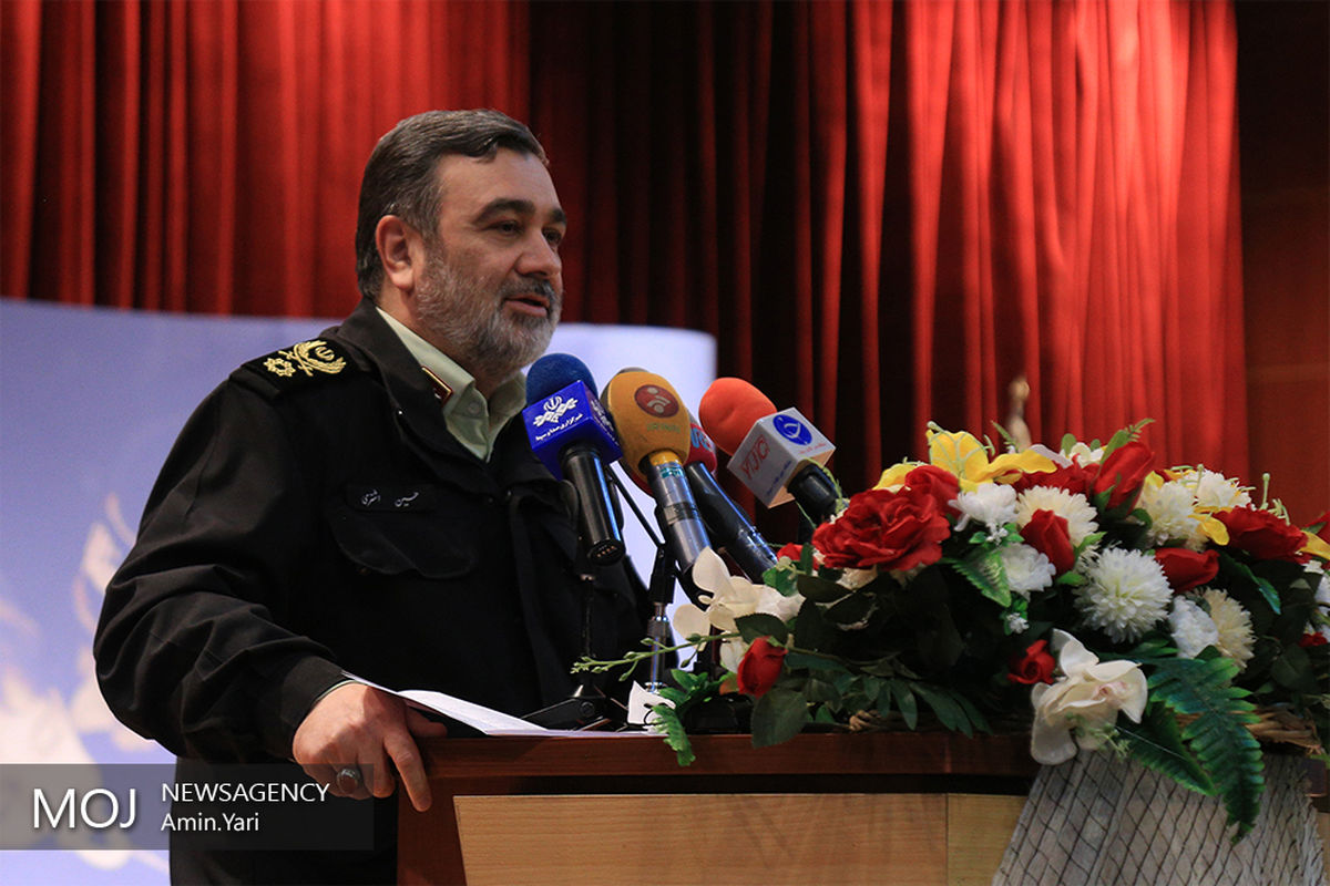 سردار حسین اشتری فرمانده نیروی انتظامی