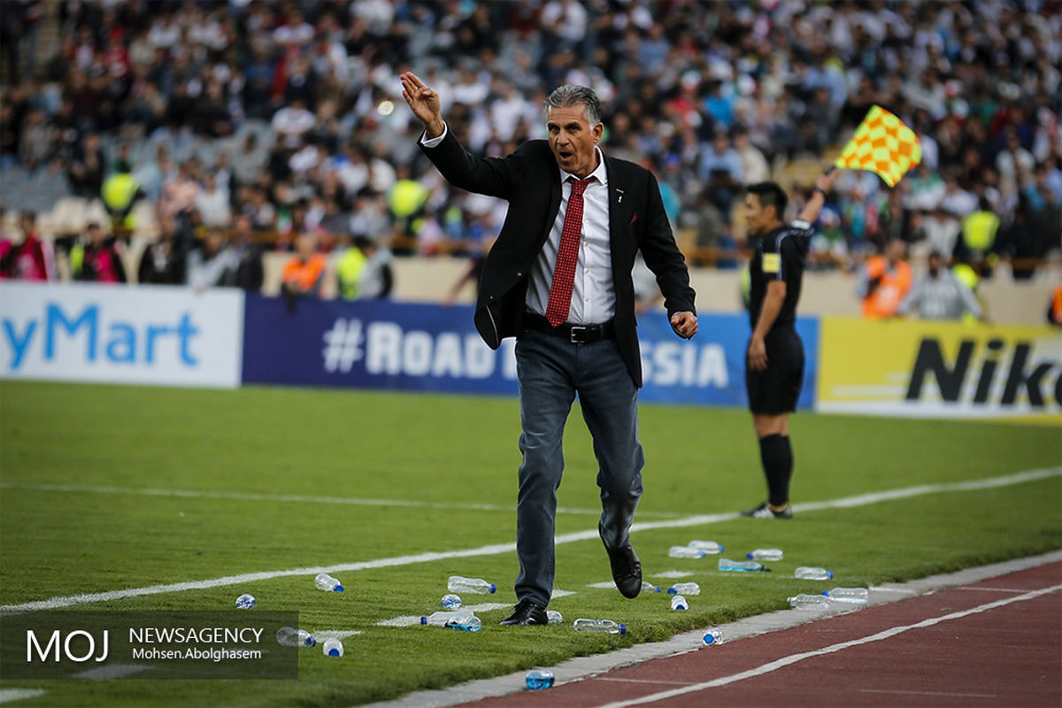 دیدار تیم ملی فوتبال ایران و چین/کارلوس کیروش