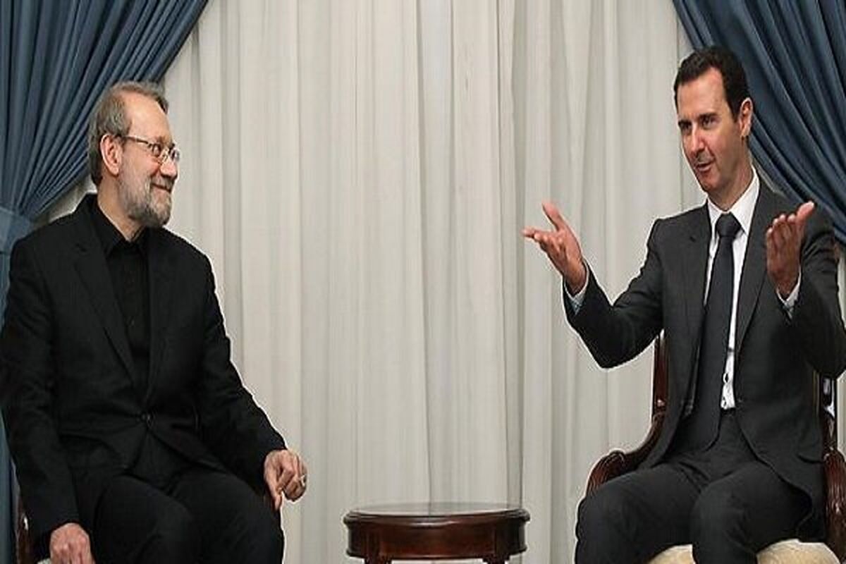 دیدار لاریجانی با بشار اسد