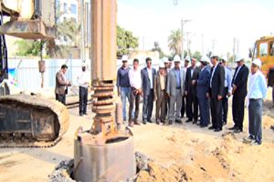 عملیات تقاطع غیر هم‌سطح شهید بهشتی بندرعباس اجرایی شد