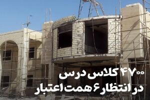 ۴۷۰۰ کلاس درس در خراسان رضوی، منتظر ۶ همت اعتبار