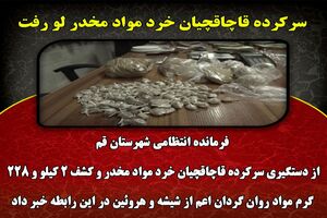 سرکرده قاچاقچیان خرد مواد مخدر لو رفت