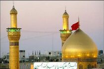 پرچم گنبد حرم امام حسین (ع) تعویض شد
