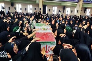 پیکر مطهر ۴ تن از شهدای مدافع امنیت در شهرستان فسا تشییع شد