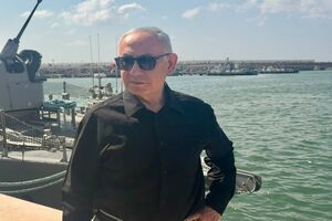 نتانیاهو از پایگاه دریایی اشدود برای دشمنانش خط و نشان کشید