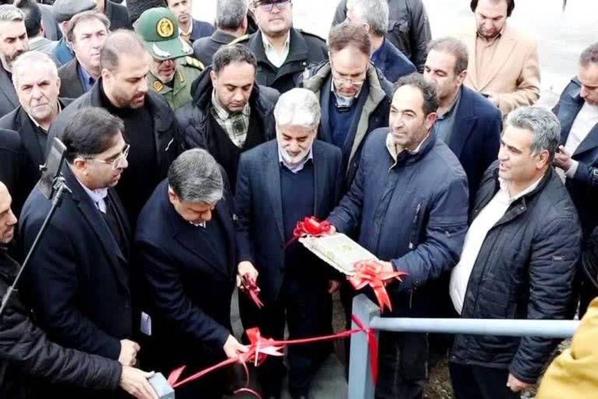 افتتاح فاز اول فاضلاب پارس آباد