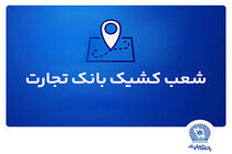 شعب کشیک بانک تجارت برای روز پنج‌شنبه 12 تیر