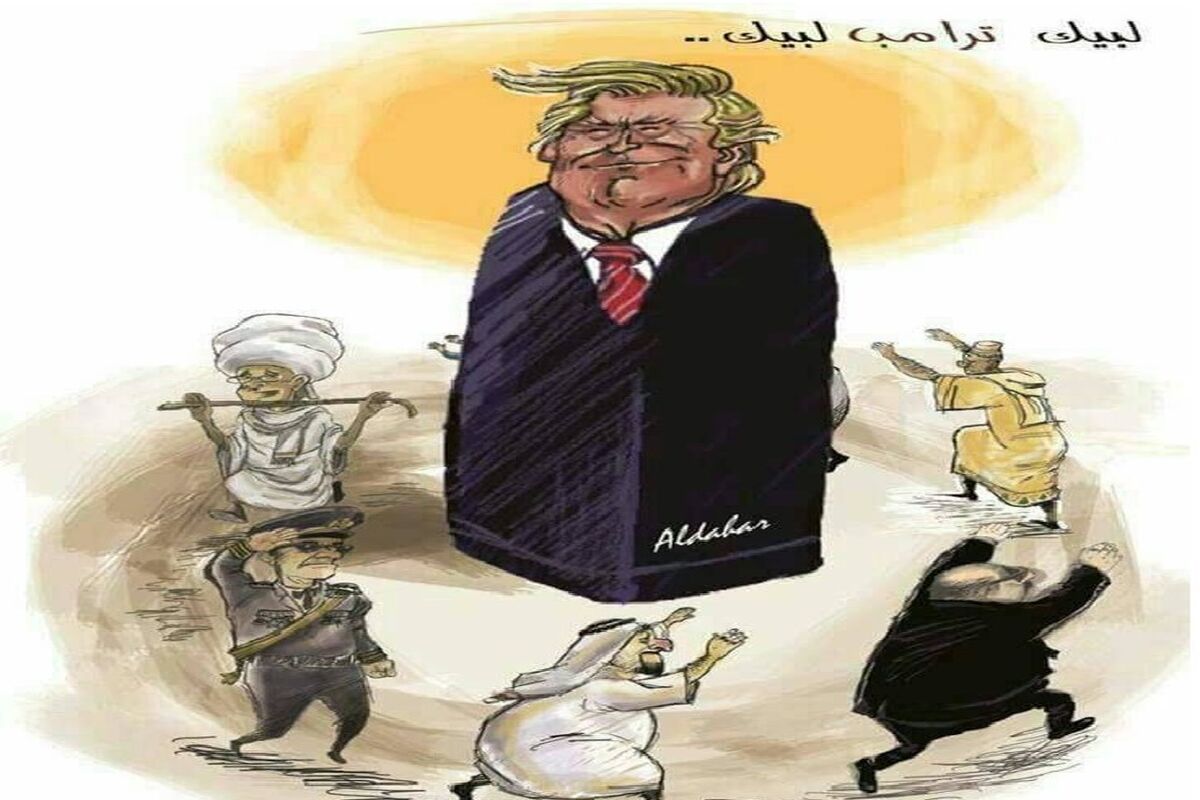 کاریکاتور ترامپ