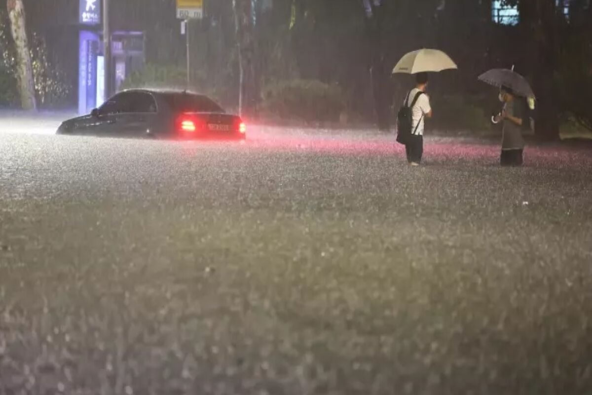 Seoul flooding