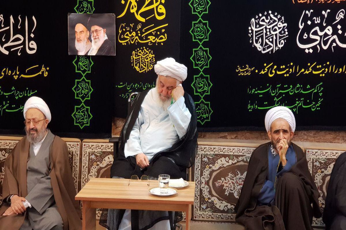 عزاداری شهادت فاطمه(س) در بیت نماینده ولی فقیه در گیلان 