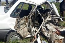 برجای گذاشتن یک کشته و یک مصدوم در حادثه تصادف در محور مراوه تپه