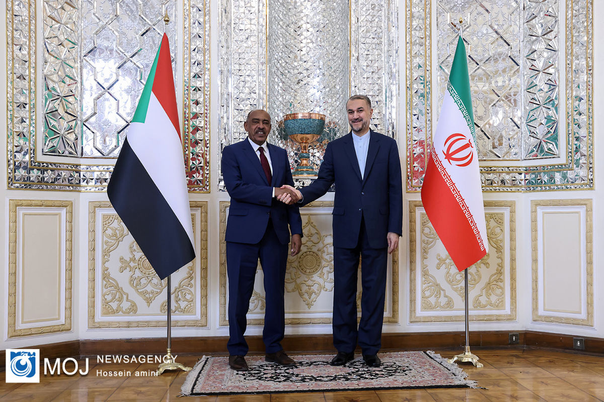 دیدار وزیر امورخارجه سودان با امیرعبداللهیان