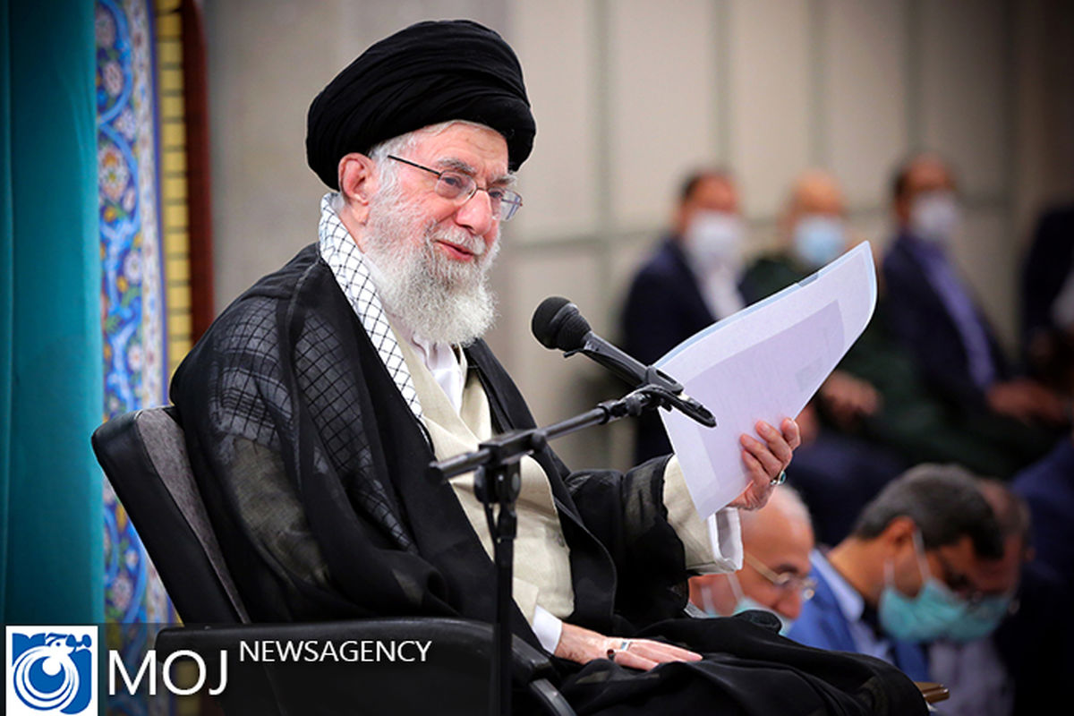 قرائت خطبه عقد خواهر شهید مدافع حرم مجید قربانخانی توسط رهبر انقلاب