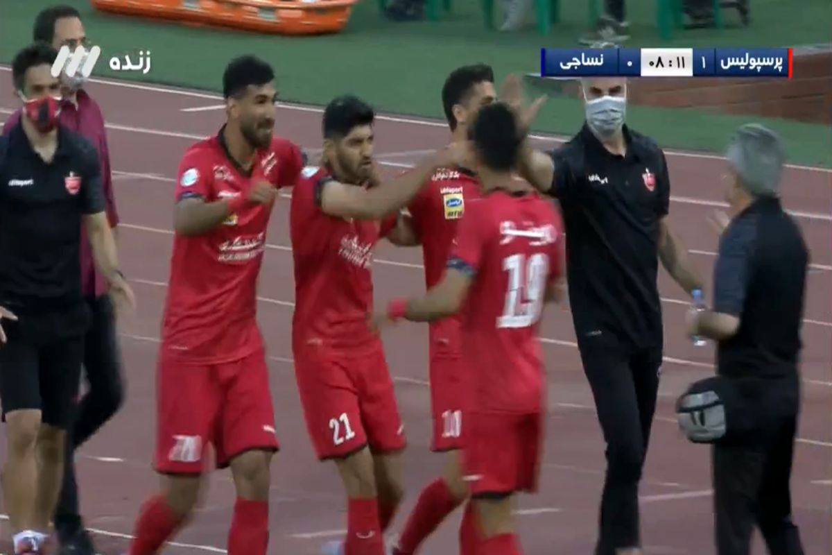 بازی پرسپولیس و نساجی