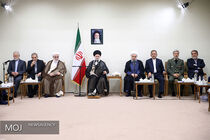 دیدار رییس‌جمهوری و اعضای هیات دولت با مقام معظم رهبری