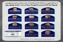  اعضای ستاد انتخابات چهاردهمین دوره ریاست جمهوری در استان اصفهان منصوب شدند