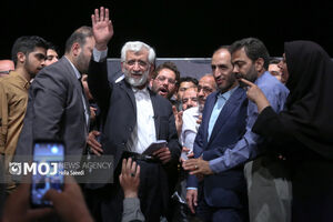 دیدار فرهنگیان و دانشجو معلمان با سعید جلیلی