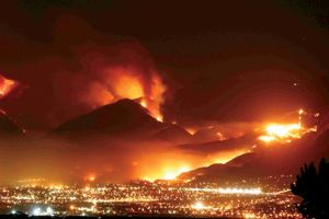 آتش سوزی در ایالت کالیفرنیا