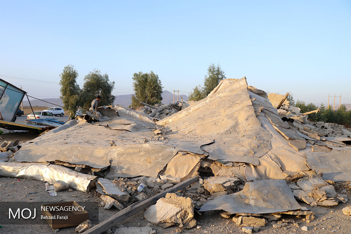شرایط روستاهای منطقه ثلاث باباجانی سه روز پس از زلزله