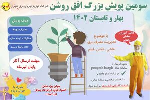پویش دانش‌آموزی مدیریت مصرف برق برگزار می‌شود