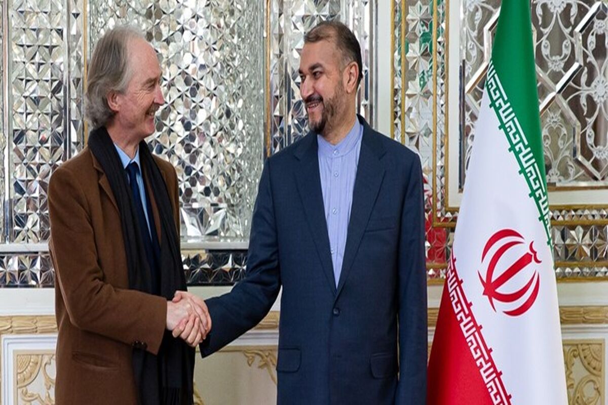 دیدار نماینده گوترش با امیرعبداللهیان