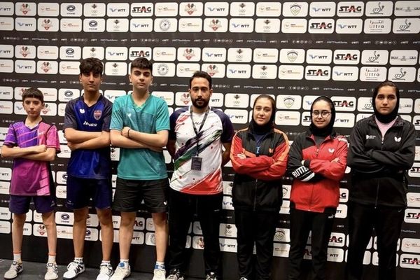 صعود ۴ پینگ‌پنگ‌باز ایران به یک‌چهارم نهایی کانتندر جوانان اردن