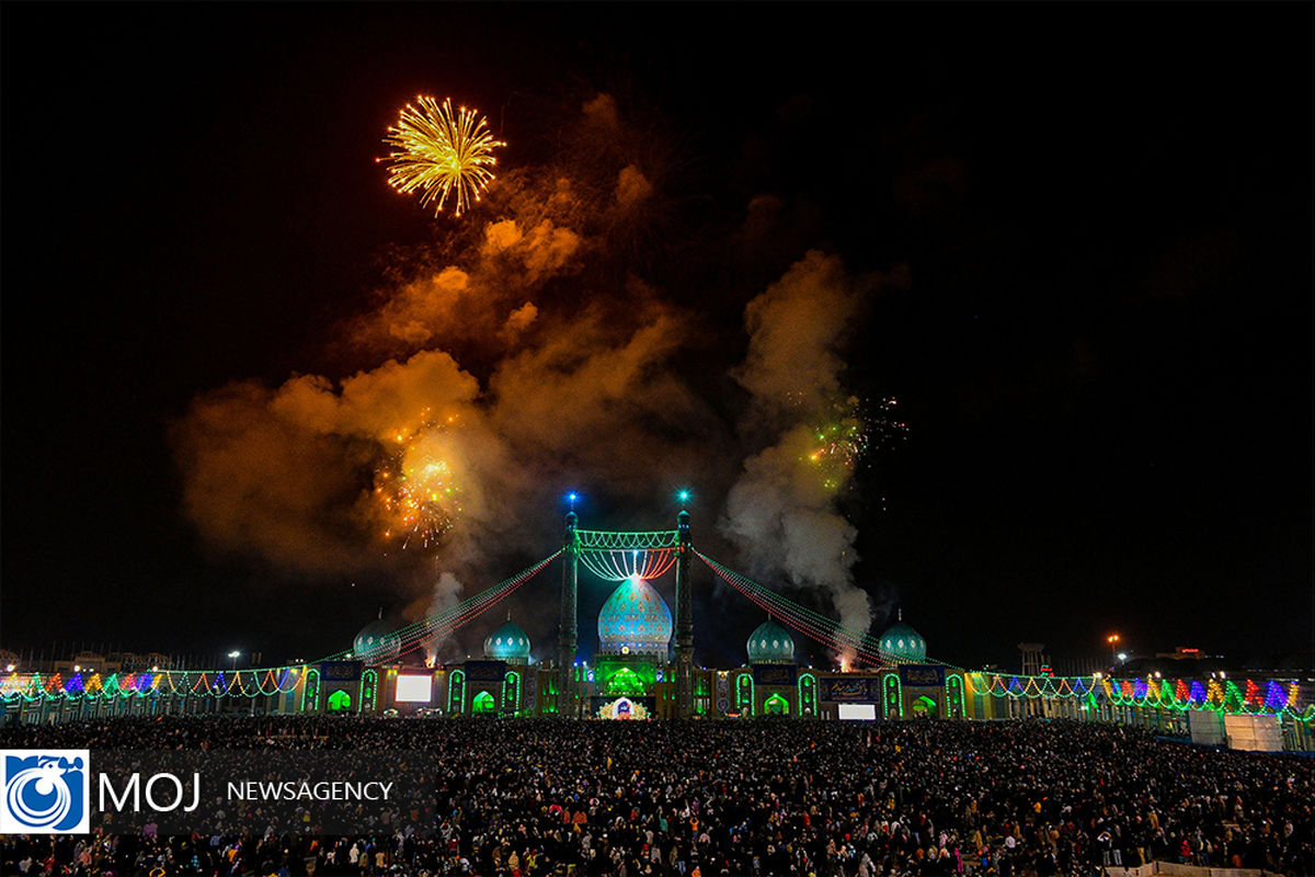 جشن نیمه شعبان در مسجد مقدس جمکران