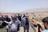 مسیر جایگزین پل رودخانه شور هرمزگان برای تردد ایجاد شده است