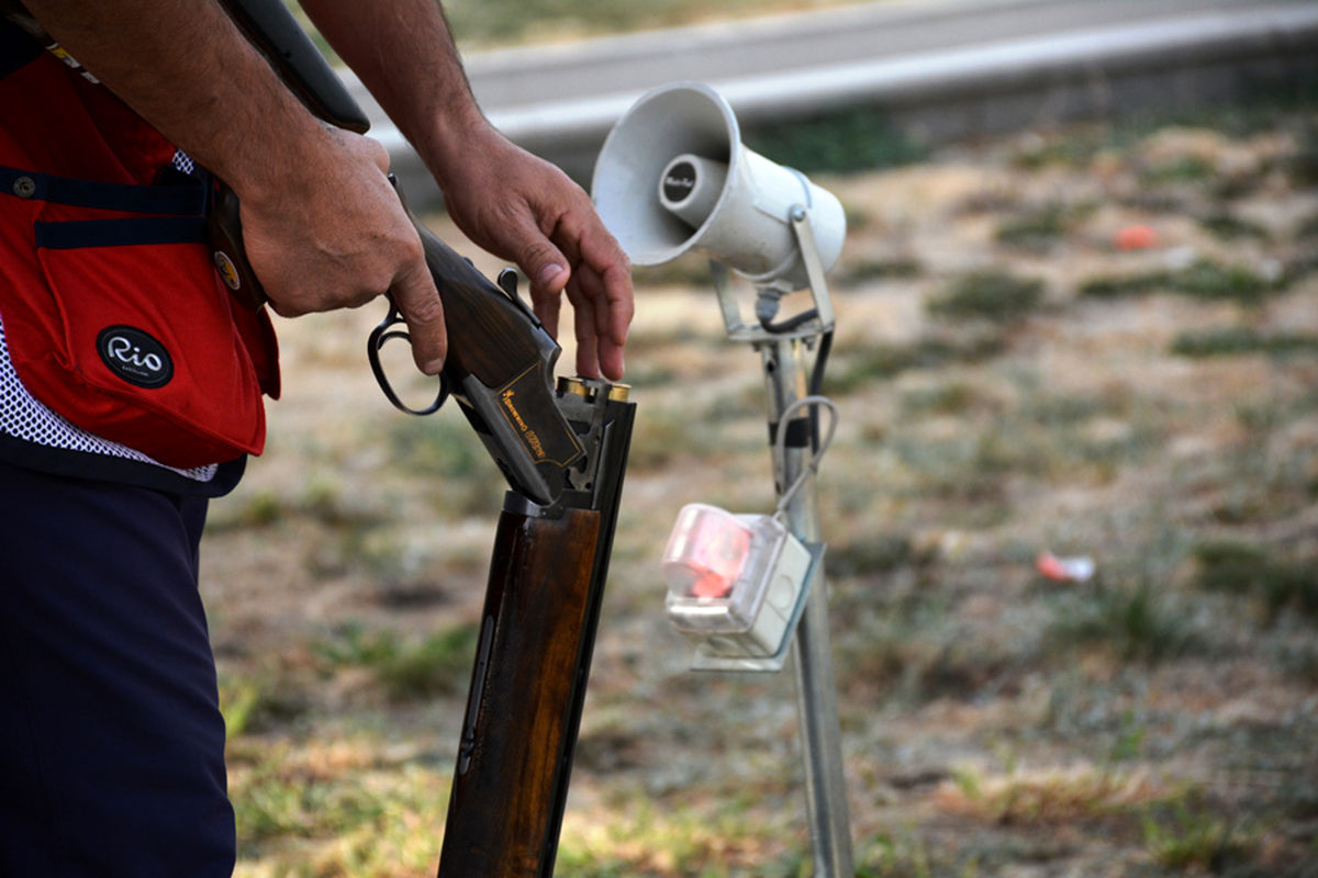 مرحله نهایی مسابقات تیراندازی به اهداف پروازی