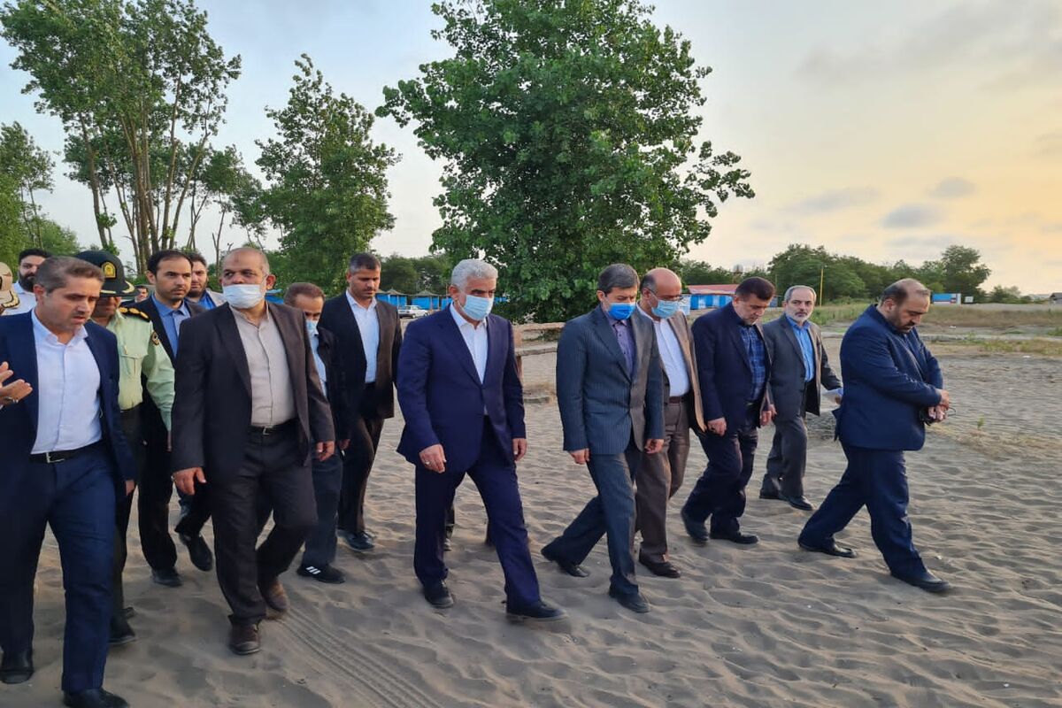  وزیر کشور در بازدید از نوار ساحلی در رشت