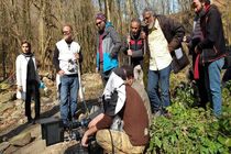 ادامه تصویربرداری سریال رعد و برق در استان گلستان