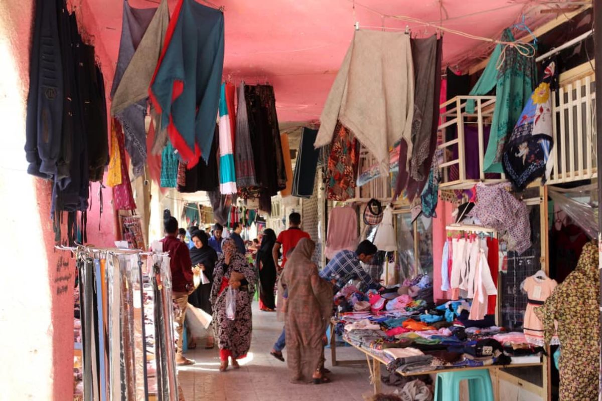 سد معبر در بازار میناب